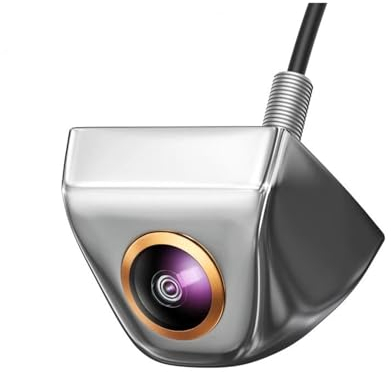 Universelle Rückfahrkamera Goldene Linse Auto Rückfahrkamera 170° Full HD Nachtsicht Rückfahrkamera AHD Fisheye Fahrzeugparkkamera Kabellos Rückfahrkamera(Silver-AHD1080P)