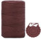 Polyester Makramee Garn 3mm X 225m，Makramee Band，Makramee Kordel 100% Polypropylene Yarn Makramee Schnur Kordel Garn Zum HäKeln FüR Makramee Blumenampel Deko KnüPfen Taschen Diy (Dunkelbraun, 1 Pcs)