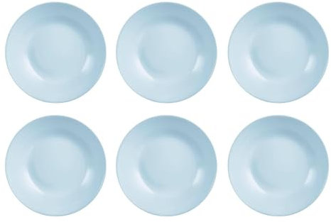 Luminarc Diwali Paradise 6 Plato Postre Opal 20cm Opal Apto Microondas Apto Frigorífico Apilable
