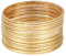 MILAKOO 17PCS braccialetti placcati in oro indiano Bollywood moda esotica Bangle Cuff per le donne