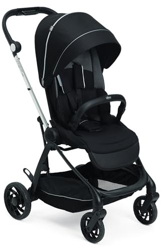 Chicco One4Ever Lounge, Carrito Ligero y Compacto Desde 0M Hasta 4A, Diseño Elegante, Plegable, Respaldo Reclinable, Cierre Automático en 1 Movimiento, Capota Sombra y Paraguas, Max 22kg