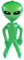 Gupcaqosjw Aufblasbares Alien, 90 Cm Aliens Aufblasbares Spielzeug, Alien Ballon, Halloween Aufblasbarer Alien, Grünes Alien Aufblasen, 35 Zoll Aufblasbare Halloween Dekorationen Mit Alien Thema