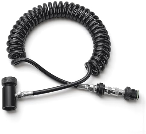 BONKZEBU Paintball Marker Remote Coil paintball remote line Cylinder Connection Valve Hose, Corrugated Hose, Paintball Remote Line, Paintball Hose, Paintball Tuyaux d'admission