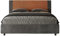 ITYHOME Polsterbett 160 x 200 cm Stoff Labyrinth 04 Orange Rosal