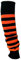 ANZEE Kids Stripe Leg Warmers Stay Warm & Stylish Girls Knitted Ankle Children Legwarmer for Book Week Christmas School Dance Party Wear Sports Yoga Accessories (Orange Black, One Size)