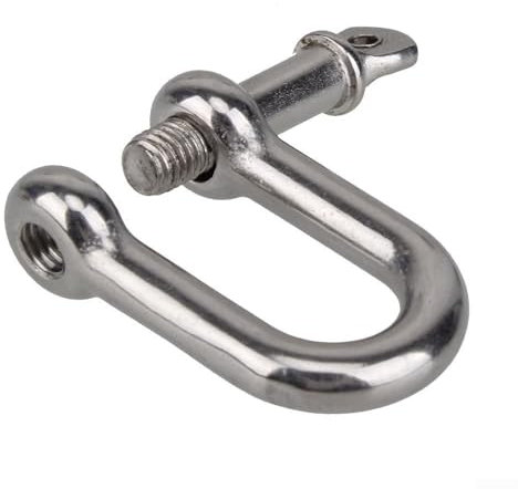 Grilli di sollevamento in acciaio inossidabile con opzioni di capacità di carico elevata includono 5 mm, 6 mm, 8 mm e 10 mm (M10 (M6 (tipo D)