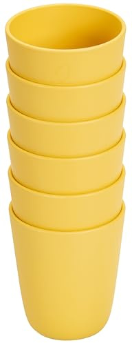 Betzold Becher-Set, 6 Teile, 200 ml | Bruchsicher, Spülmaschinengeeignet, Biokunststoff