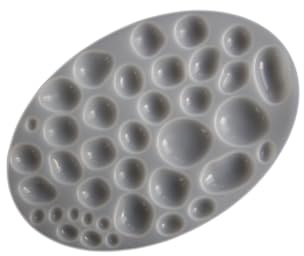 Lodoot Molde de silicona resistente para anillos con efecto único de piedras preciosas, fabricación artesanal