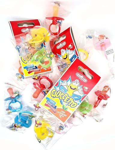 150 pz Ciuccetto Lecca Lecca a Forma di Ciucciotti alla Frutta con Vitamina C Caramelle Ciucci