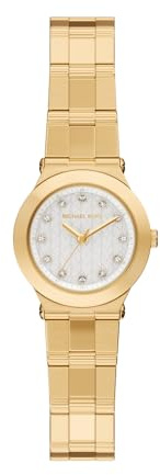 Michael Kors Billie reloj para Mujer, movimiento cronógrafo de cuarzo de 26 mm Con Correa de Acero inoxidable o Cuero