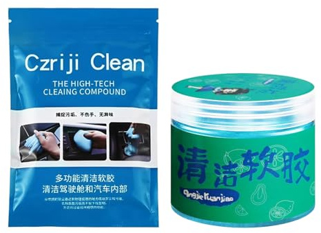 Generisch Car Putty - Reusable Sticky Gel for Auto Interior Dust | Cleaning Gel Material with Flexible Texture, Car Cleaning Kit for Vehicle Vent Gadgets Dashboard Console Keyboard
