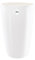 elho Brussels Diamond Rund Hoch 32 - Blumentopf für Innen - Ø 32.0 x H 55.3 cm - Weiß/Weiss
