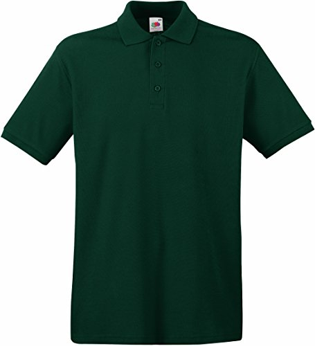 Fruit of the Loom Men's 63-218-0 Polo Shirt, Green (Dark Green), L