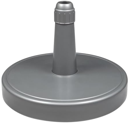 Doppler PVC Sockel 70kg anthrazit - zum Füllen m.Sand - Rohr 28-67 mm