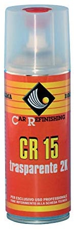 ROLMA CR15 FINITURA SPRAY LUCIDA TRASPARENTE 2K BICOMPONENTE X CARROZZERIA 400ML