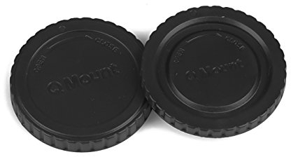 PK Q Mount Gehäusedeckel & Objektivrückdeckel Gehäuse Deckel Kappe kompatibel mit Pentax Q Body Cap