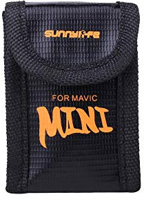 Hensych LiPo Safe Bag Heat Resistance Explosion Proof Radiation Protection Case for Mavic Mini/Mavic Mini 2//Mini SE,Safe Storage Bag Fireproof Protective Box(for 1pcs battery)