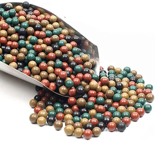 KuTi Kai 9mm 300g Colorful Mud Slingshot Balls Hard Clay Ball Catapult Sling Shot Ball for Shooting Target Practice(300g/Pack)