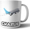 AK Giftshop Personalised Mug - Aeroplane Aircraft - Gift - Birthday - Christmas - Stocking Filler - Secret Santa