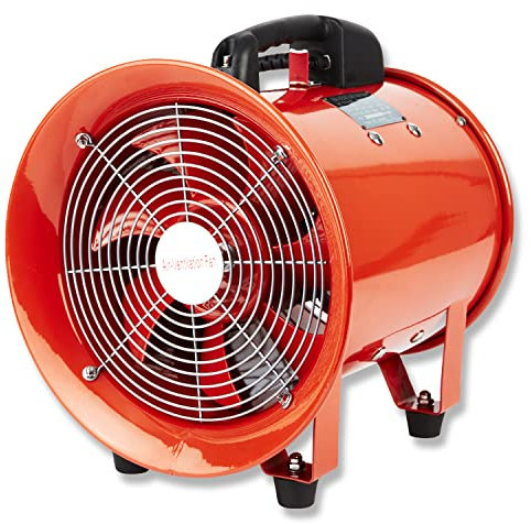 Portable Dust Fume Extractor Ventilation Axial Blower Workshop Fan 8Inches10Inches & 12Inches (10 Inches)