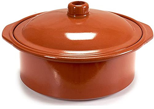 Tontopf Cocotte mit Deckel - Auflaufform - Größe 4,5 Liter | ofenfest und hitzebeständig - Cocotte Ofentopf - verschiedene Größen