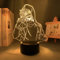 Anime My Hero Academy 3D Lampe Tomora Shigaraki LED Nachtlicht für Schlafzimmer Dekoration Atmosphäre Lampe Kind Geburtstagsgeschenk-16 Farbe mit Fernbedienung