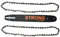 Barra guida + 2 catene compatibili con Husqvarna 135 235 236 14 35 cm 3/8 1,3 mm 52 DL