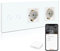 BSEED Smart ZigBee Lichtschalter mit doppelt Steckdose, Alexa ZigBee Steckdose mit Verbrauchsmessung, 2 Fach 1 Weg Schalter arbeitet mit Alexa und Google Home Weiß (Tuya ZigBee Hub erforderlich)
