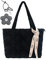 boshiho Gesteppte Tragetasche für Damen Nylon Puffer-Schultertasche mit Reißverschluss Gesteppte Shopper Tasche für Arbeit, Schule, Einkaufen Reisen