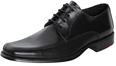 LLOYD Herren Schnürschuhe Dagget | Männer Businessschuhe | Derby | Normalweit | Leder | Schnuerer | straßenschuhe | Schnuerung, SCHWARZ, 40 EU / 6.5 UK
