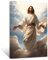 ZXHYWYM Jesus Leinwandbilder Gott Bilder Drucke christliches spirituelles Poster Christus Kunstwerk für Gebetsraum Wohnzimmer Gerahmt (Bild-3, (30.00 x 45.00 cms))