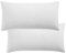 Juskys Kissen 40x80 cm für Bett - 2er Set Kopfkissen mit Memory-Foam Füllung - Kissenfüllung atmungsaktiv - Bezug waschbar - Bettkissen Weiß