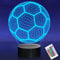 OkiyiD Handball Geschenke für kinder Jungs, Handball 3D Lampe LED Nachtlicht für Kinderzimmer Dekor, 16 Farben wechselnde Nachtlampe für Handballspieler Fans Weihnachtsgeschenke