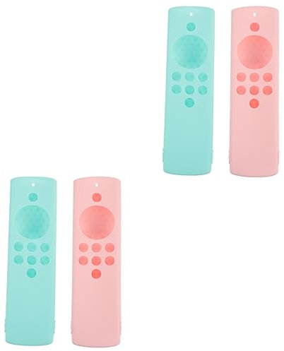 HOMSFOU 4stücke Silikon Fernbedienung Hülle Für Stick Schützende Und Praktische Fernbedienungsabdeckung Mintgrün Und Kompatibel Mit Stick Leicht Und Langlebig