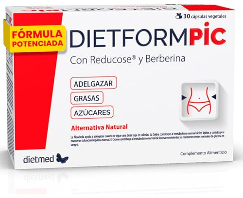 Berberin 500 mg med Reducose och kronärtskocka, 30 kapslar, DietMed | Reducose 200 mg, kolin och krom, kolhydratmetabolism, vegan, sockerfri