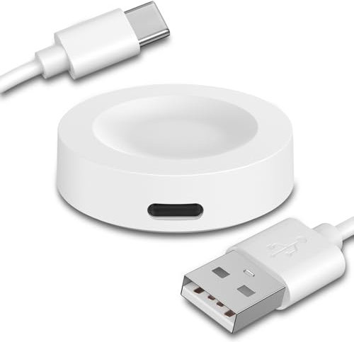 Amzpas Chargeur pour Huawei Watch GT4 / GT3, Câble USB 80cm Compatible avec Watch 4 Pro/Watch 3 Pro / GT3 Pro / GT2 Pro/GT Runner, Blanc