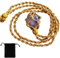 Chaîne en Pierre Naturelle d'Améthyste, Pendentif Améthyste, Collier de Pierres Thérapeutiques, Pierres Précieuses de Guérison pour femme, Bijoux Reiki, Noël, Anniversaires et Autres Fêtes