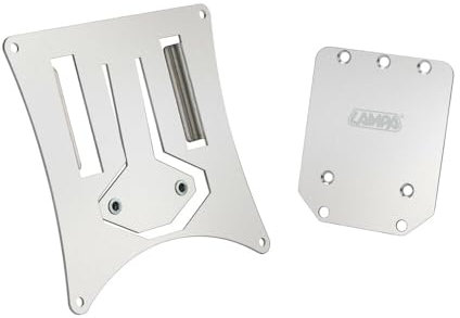 Lampa 91639 Easy-Off Kennzeichenhalter mit Ausziehsystem für Enduro / Offroad Motorrad Kennzeichen