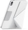 PITAKA Folio Case for iPad Mini 6/Mini 7 (2024 A17 Pro 7th Generation), Magnetic iPad Stand Slim Folio Cover, 4 Placement Angles with Apple Pencil Holder & Auto Wake/Sleep [MagEZ Folio 2] White