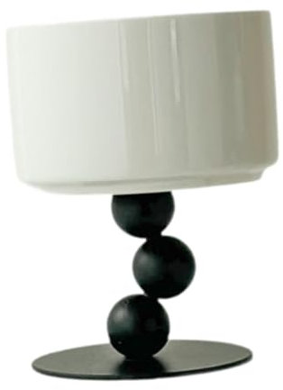 Gralara Becher mit Fuß für Desserts, Glasbehälter, Zuckerdose, Eisschale für Joghurt und Hafer, 9 cm X 11.7 cm