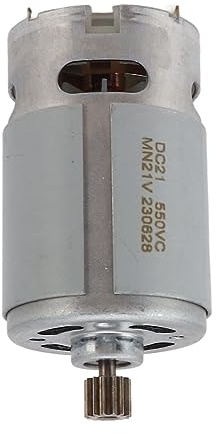 RS550 DC-motor, Elektrisk Sågmotor 550-motor 21V 14 Tänder Enhandssåg för Elektriska Litiumborrar Elektriska Skruvmejslar Verktygsmaskiner