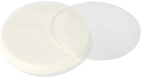 Aiyraa 100 Pcs 4 Inch Baking Parchment Circles, Round Parchment Paper for Baking, Heat Resistant Non-Stick Greaseproof Sheets, Cake Tin Liners for Springform Pans, Pizza & More