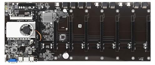 motherboard Fit For BTC T37 Mining Motherboard 8 GPU Bitcoin Crypto Etherum Set With 8GB DDR3 1600MHz RAM And 64GB MSATA SSD Combo KIT