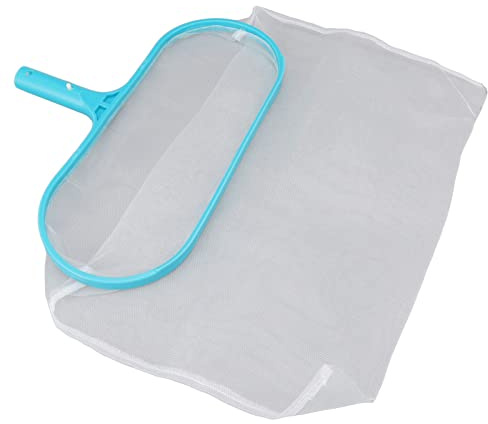 Tomantery Pool-Skimmer-Netz, Langlebig, mit Tiefem, Feinem Nylonnetz für Schnelle Reinigung, für Schwimmbad und Teich