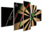 islandburner Bild auf Leinwand Dart In Bulls Eye Close Up Bilder Wandbilder Poster