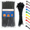 Gocableties - Bridas plastico negras para cables - 100 Piezas - 300 mm x 3,6 mm - Resistentes a los rayos