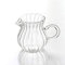 XXXXW Jarrita de Leche Glass Milk Jug, Jarabe Dispensador Jar, Leche espumejea Pitcher for el café Cappuccino Latte Jugo del Fabricante Jarrita para la Leche/Salsera
