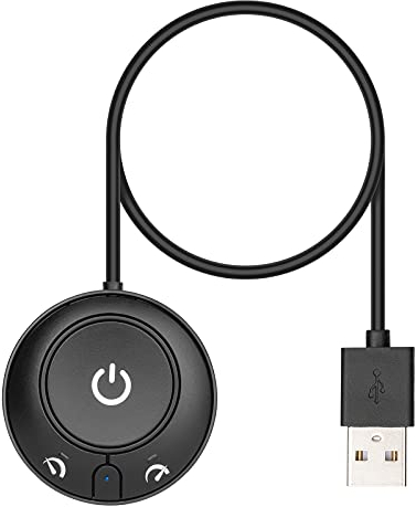 Rii Mouse Jiggler Nicht Nachweisbar, USB Maus Jiggler mit EIN/AUS-Schalter, Treiberfreie Computer Mausbeweger, Auswahl mit Zwei Geschwindigkeiten - Schwarz