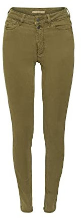ESPRIT Stretch-Hose, Tencel™ - Dark Khaki