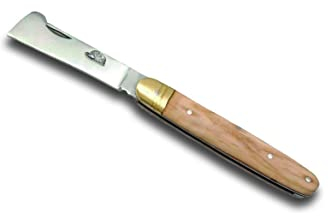 Générique AN128 COUTEAU PLIANT GREFFOIR MANCHE BOIS D'OLIVIER PETIT HÉRISSON
